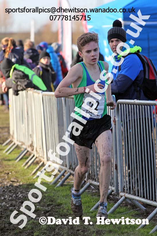 Boys under-15s Northern Cross Country  Championships, Pontefract. Photo: David T. Hewitson/Sports for All Pics